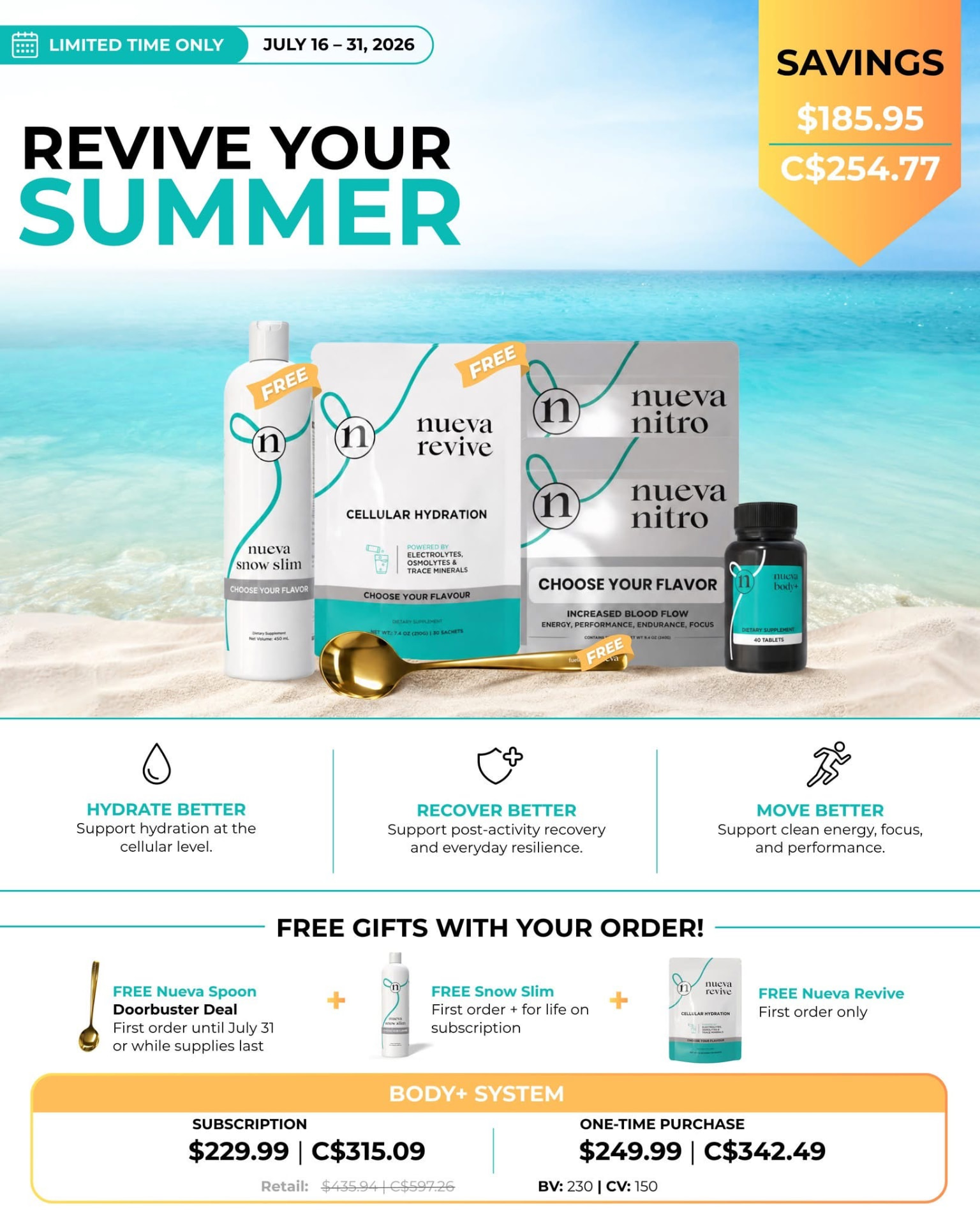 Body+ System pack